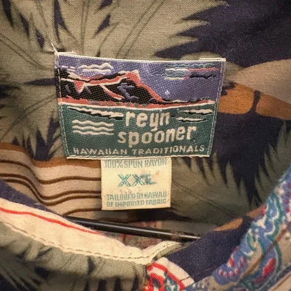 Classic Reyn Spooner Tropical Print Shirt - known for quality and craftsmanship.
